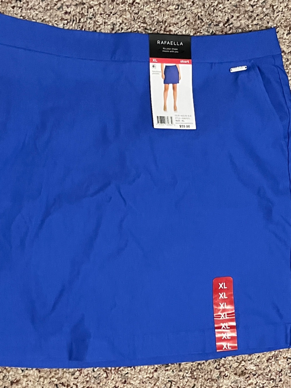 Rafaella NWT Women’s Athletic Skirt in Royal Blue